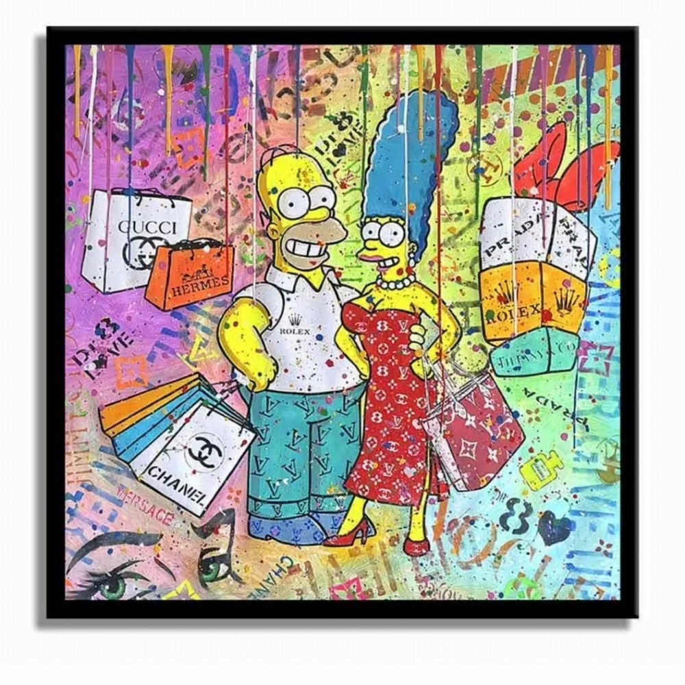 Simpsons 8 1/2"x11" Wall Art
